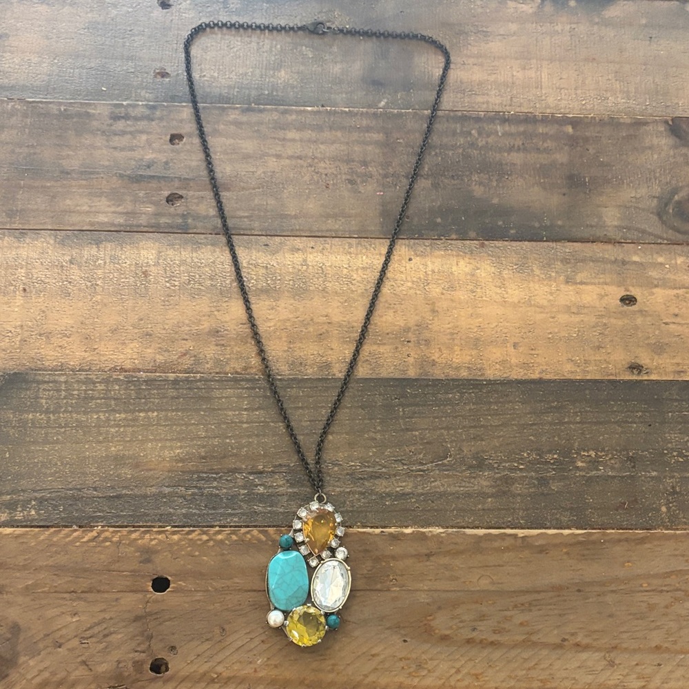 Anthropologie Multicolor Pendant Necklace